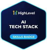 HighLevel AI Tech Stack skills badge