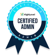 HighLevel Certified Admin badge
