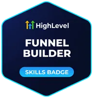 HighLevel Funnel Builder skills badge