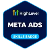 HighLevel Meta Ads skills badge